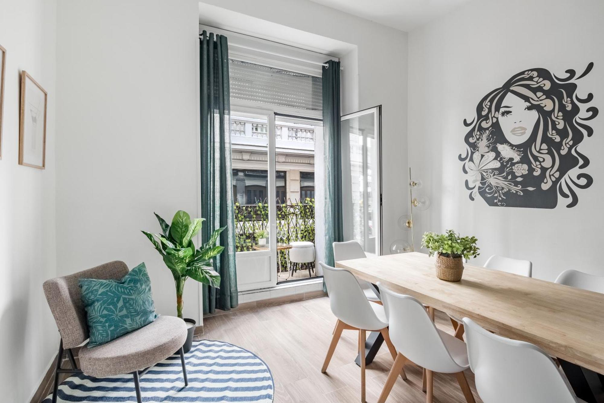 Appartement Charming Gran Via Madrid Extérieur photo